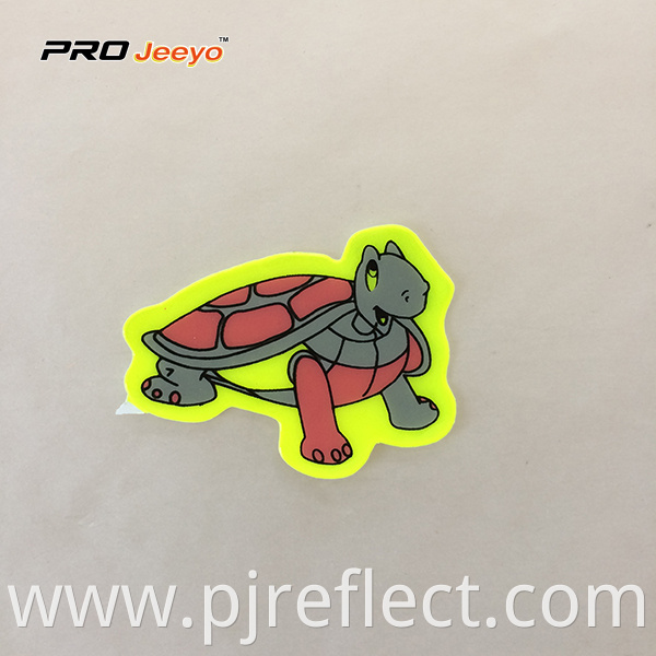 Reflective Adhesive Pvc Turtle Shape Stickers For Children Rs Dw007